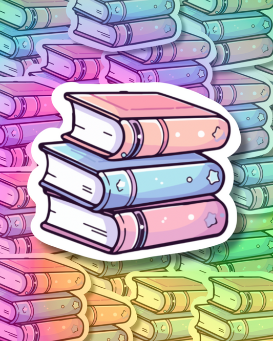 Whimsical Book Dream Vinyl Sticker