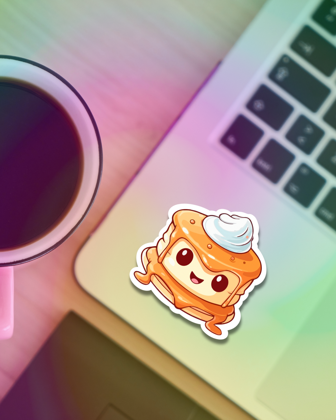 Whipped Pancake Vinyl Sticker