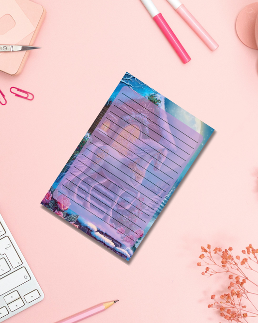 Winter Horse Notepad Aesthetic Cute Stationery Gift