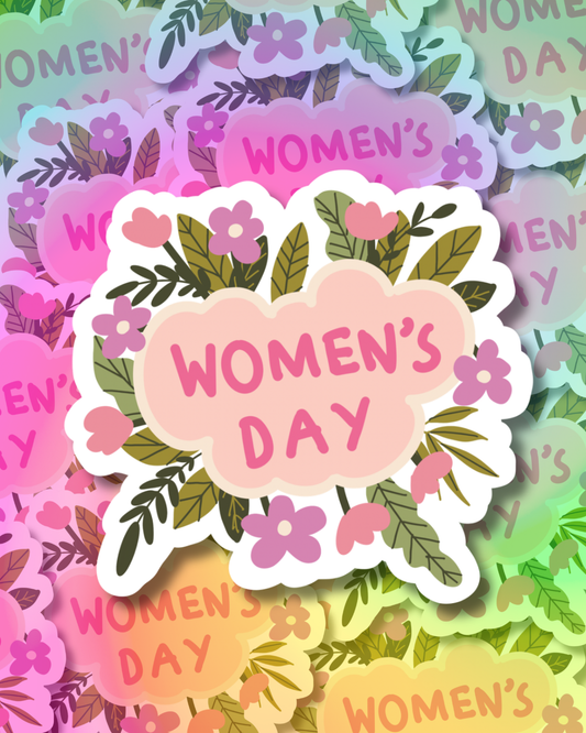 Women's Day Vinyl Sticker