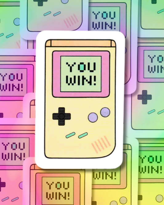 You Win! Vinyl Sticker
