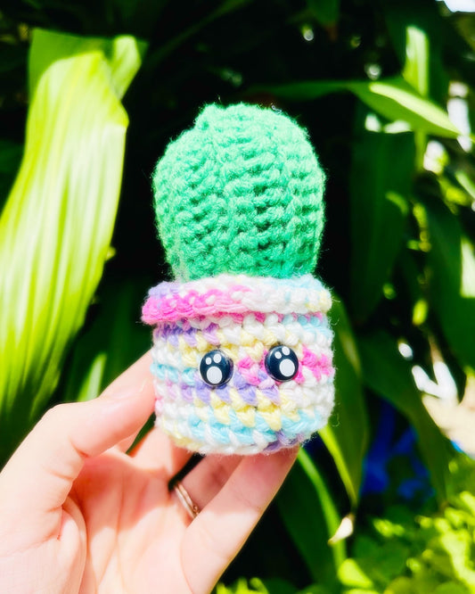 Cactus Pot Knitted Plushie Amigurumi image 0